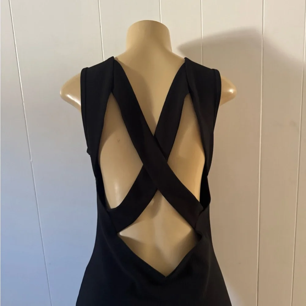 Open back slit maxi Dress size large - Picture 6 of 6